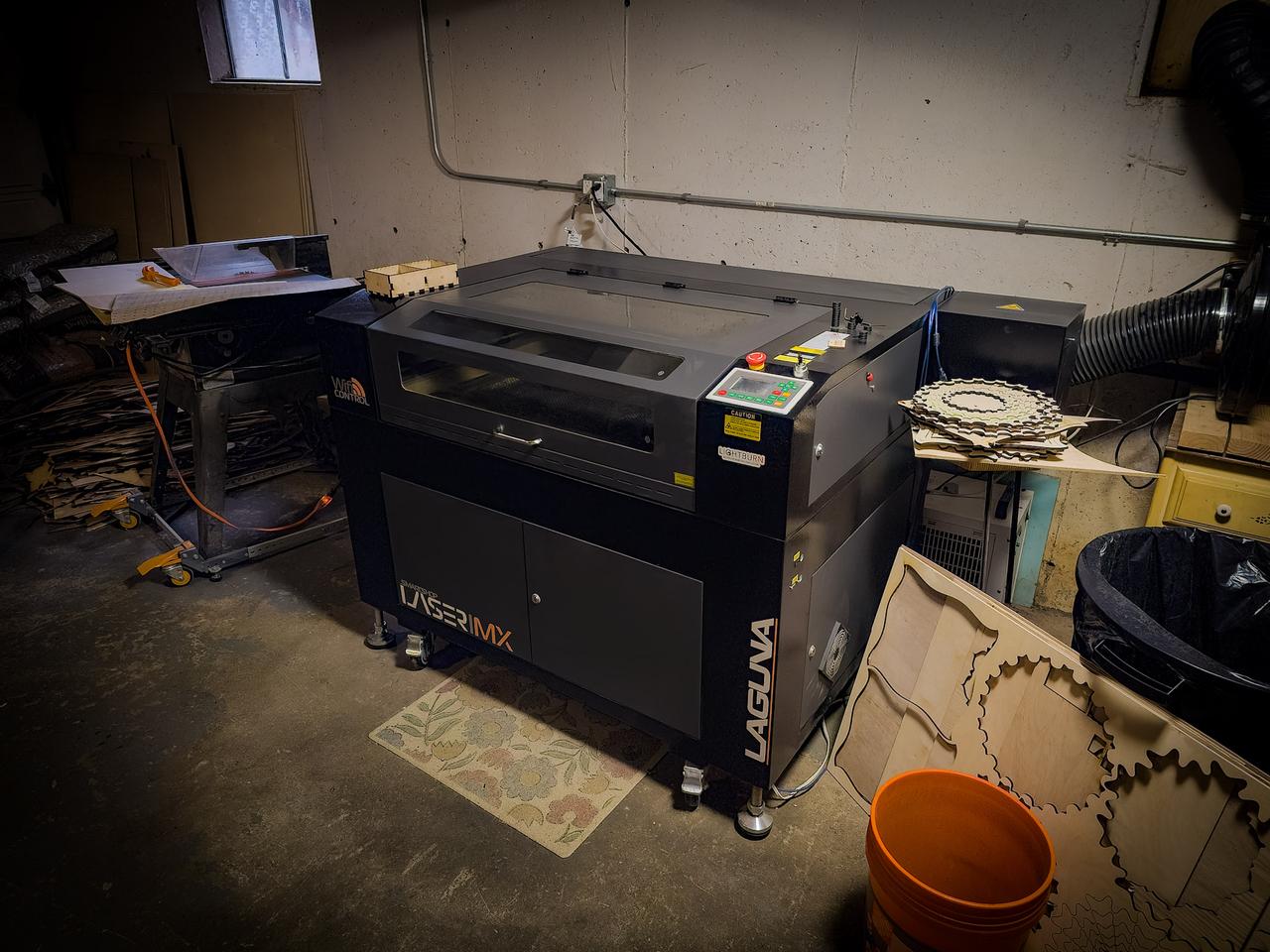 Laser cutter in my workshop